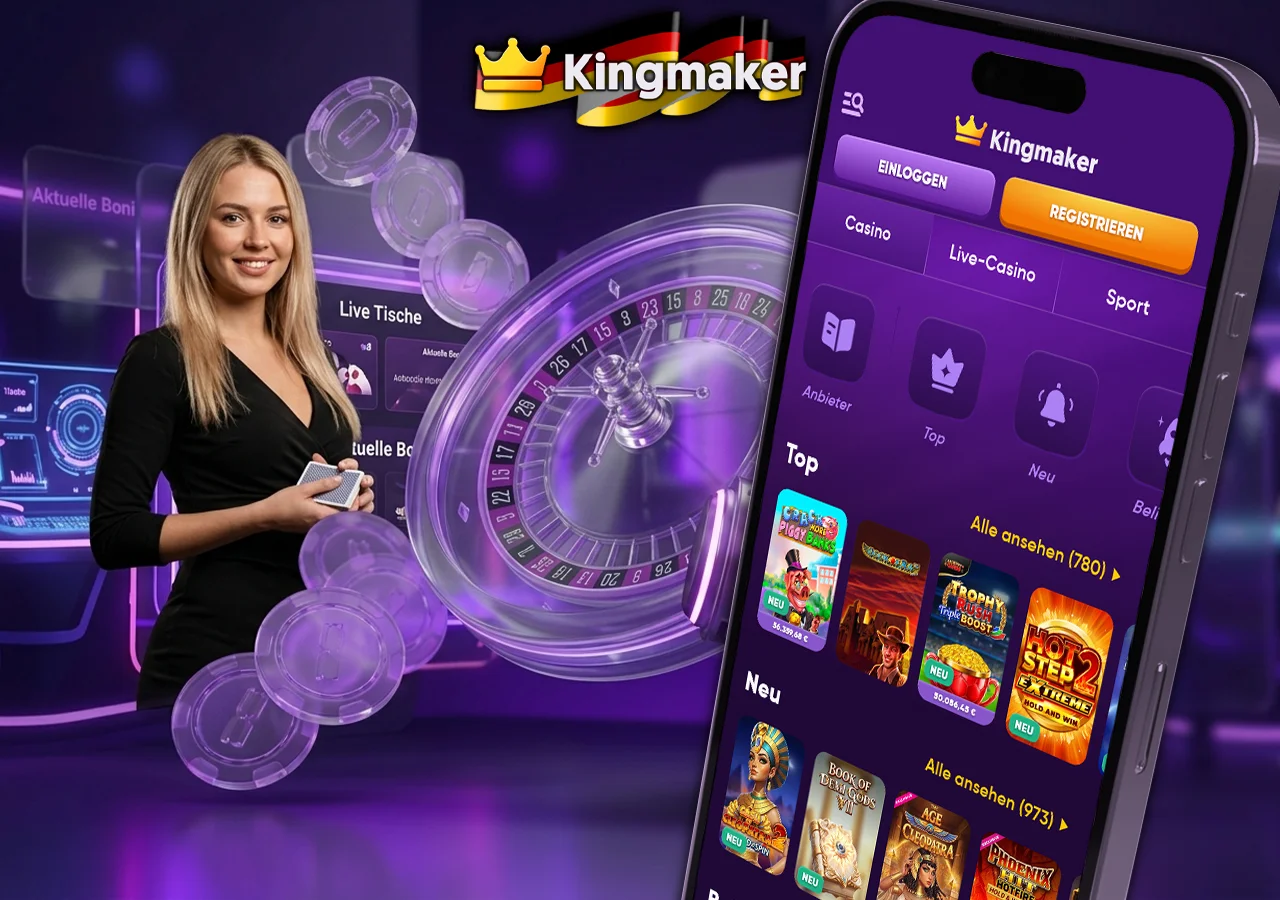 Vielfalt der angebotenen Slots, Live-Dealer-Spiele und klassischen Tischspiele.